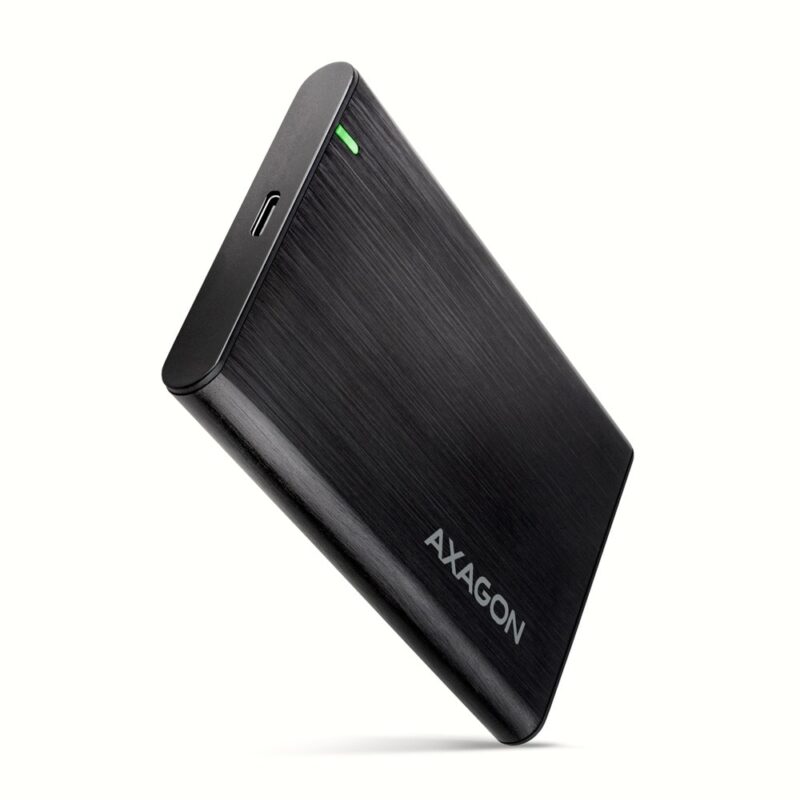 Кутия Axagon EE25-A6C, за 2.5″ (6.35 cm) SSD/HDD, SATA III, USB-C 3.2 Gen 1, черна Намаления и отстъпки ЧеренПетък 3