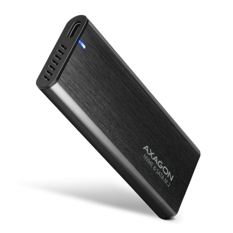 Кутия M.2 2280, AXAGON SuperSpeed+, за M.2 2280 SSD, USB 3.2 Gen 2, черна Намаления и отстъпки ЧеренПетък 3
