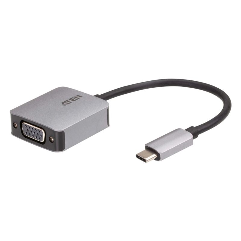 Адаптер Aten UC3002A, от USB-C (м) към VGA (ж), сив Намаления и отстъпки ЧеренПетък 3