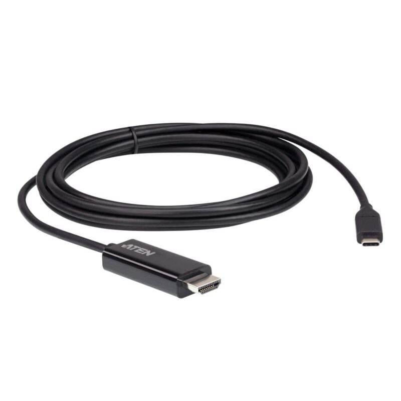 Конвертор Aten UC3238, от USB-C (м) към HDMI (м), 2.7м, черен Намаления и отстъпки ЧеренПетък 3