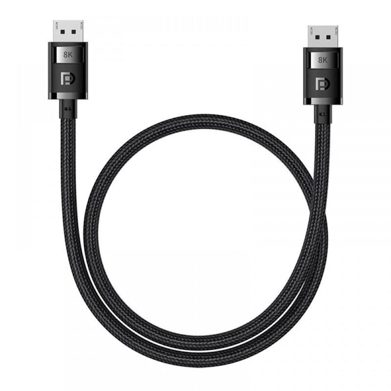 Кабел Baseus B00633706111-01, DisplayPort(м) към DisplayPort(м), 1.5m, черен, 8K@60Hz Намаления и отстъпки ЧеренПетък 3