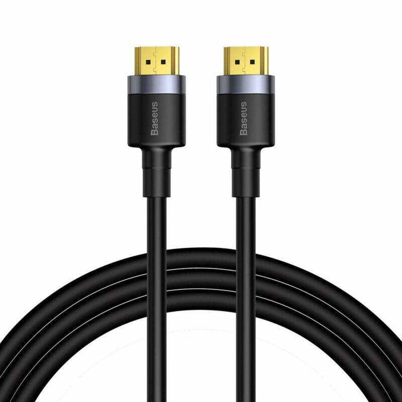 Кабел Baseus Cafule (CADKLF-G01), от HDMI(м) към HDMI(м), 3m, черен, 4K@60 Hz Намаления и отстъпки ЧеренПетък 3