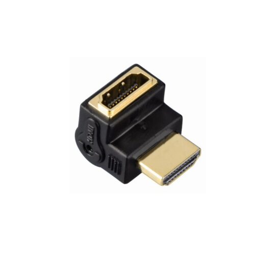 Преходник Hama 83010 HDMI(м) към HDMI(м), позлатени конектори, ъглов Намаления и отстъпки ЧеренПетък