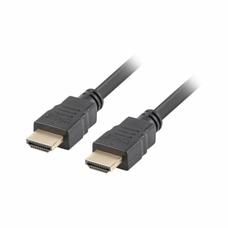 Кабел Lanberg, от HDMI(м) към HDMI(м), 5m, черен, 4K@30Hz, 10 броя Намаления и отстъпки ЧеренПетък 3