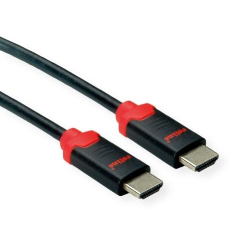 Кабел Roline 11.04.5942, от HDMI(м) към HDMI(м), 2m, Ultra HD 10K 10240×4320, черен Намаления и отстъпки ЧеренПетък