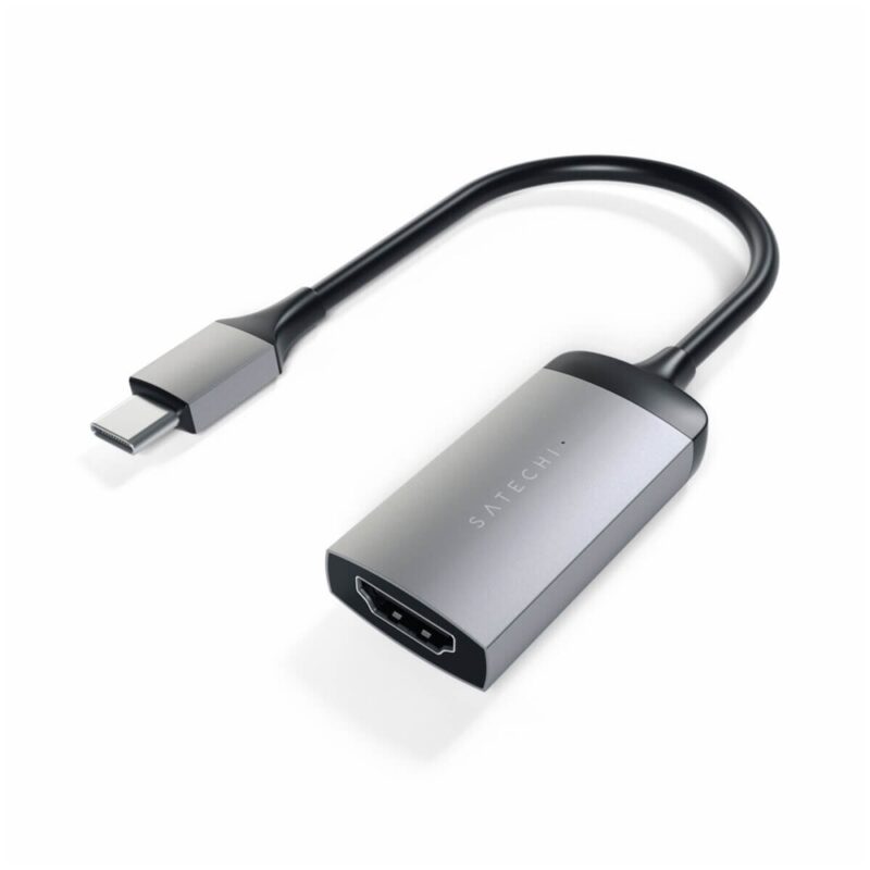 Адаптер Satechi Aluminum 4K (ST-TC4KHAM), 1x USB-C(м) към 1x HDMI(ж), 4K, сив Намаления и отстъпки ЧеренПетък 3