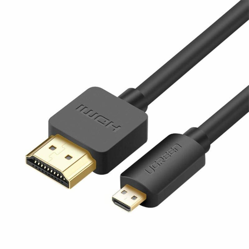 Кабел Ugreen 30148, от HDMI(м) към Micro HDMI(м), 1m, черен Намаления и отстъпки ЧеренПетък 3