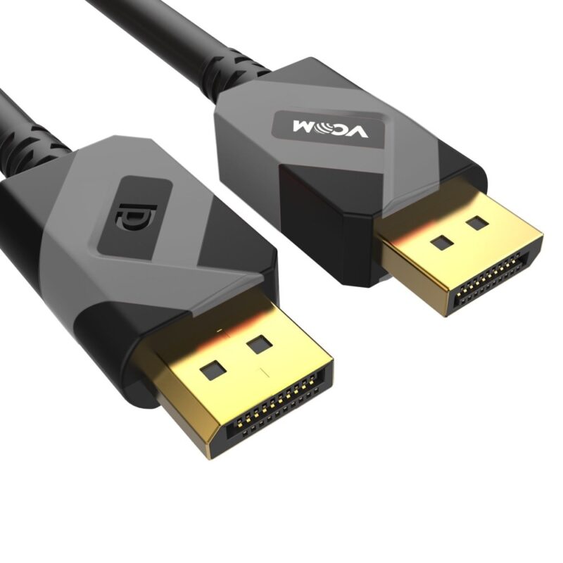 Кабел VCom CG622-2m, от DisplayPort(м) към DisplayPort(м), 2m, черен Намаления и отстъпки ЧеренПетък 3