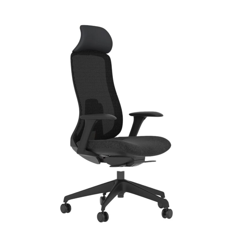Работен стол Antares DARIO BLACK, до 120кг, дамаска/мрежа, синхронен механизъм, коригиране на дълбочината, заключване в позиция, лумбална опора … Намаления и отстъпки ЧеренПетък 3
