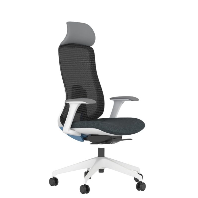 Работен стол Antares DARIO GREY, до 120кг, дамаска/мрежа, синхронен механизъм, коригиране на дълбочината, заключване в позиция, лумбална опора … Намаления и отстъпки ЧеренПетък 3
