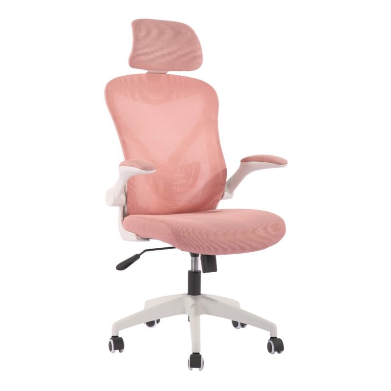 Директорски стол RFG Jolly White HB, до 120кг, дамаска/меш, полипропиленова база, люлеещ механизъм, коригиране на височината, лумбална опора … Намаления и отстъпки ЧеренПетък 3
