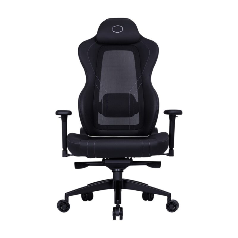 Геймърски стол Cooler Master Hybrid 1 Ergo, до 150kg, алуминиева база, регулируема облегалка за глава, черен Намаления и отстъпки ЧеренПетък 3