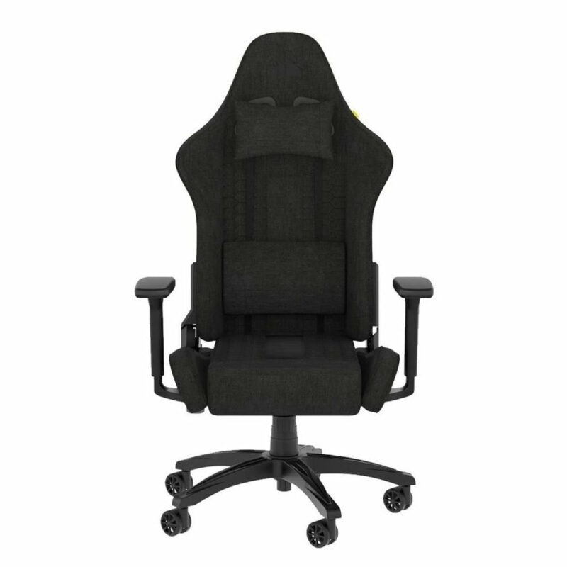 Геймърски стол Corsair TC100, до 120 kg, Class 4 газов амортисьор, 2D регулируеми подлакътници, черен Намаления и отстъпки ЧеренПетък 3