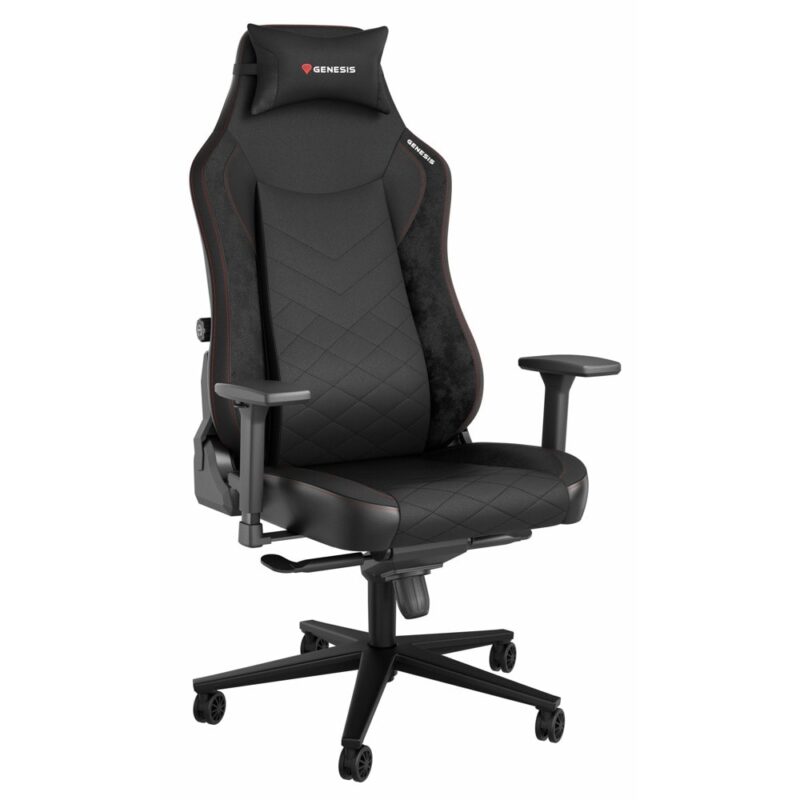 Геймърски стол Genesis Nitro 890 G2 Black, до 150кг., газов амортисьор клас 4, метална основа, вградена лумбална опора, черен Намаления и отстъпки ЧеренПетък 3