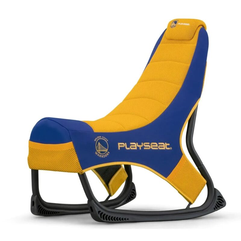 Геймърски стол Playseat Champ NBA Edition, до 120kg, материал ActiFit, джоб за аксесоари, син Намаления и отстъпки ЧеренПетък 3