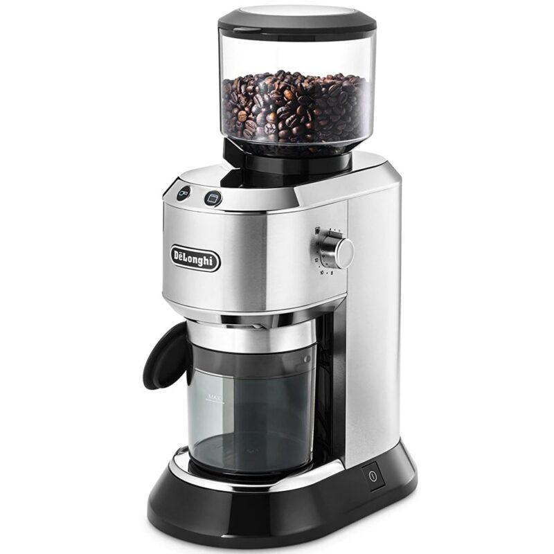 Кафемелачка DeLonghi Dedica KG 520M, 150W, 350 гр. вместимост, 3 настройки на интензивност, сребриста Намаления и отстъпки ЧеренПетък 3