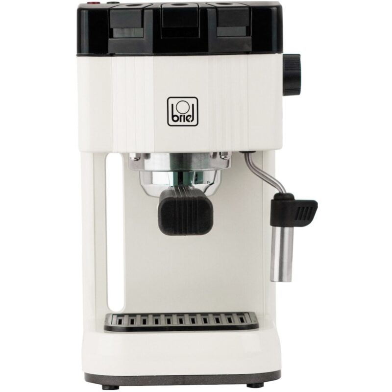 Кафемашина еспресо Briel B15 IVORY, 1000W, 20 bar, капацитет на резервоара за вода 1.5л., бяла Намаления и отстъпки ЧеренПетък 3