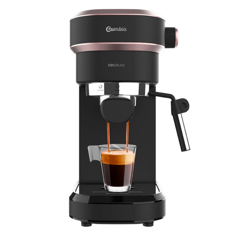 Кафемашина еспресо Cecotec Cafelizzia 890 Rose, 1350W, 20 bar, система за бързо нагряване, черна Намаления и отстъпки ЧеренПетък 3