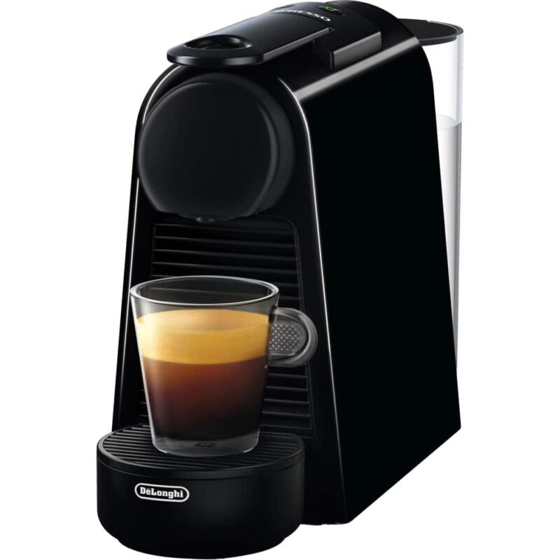 Кафемашина на капсули DeLonghi Nespresso Essenza Mini Black, 1150W, 0.6л. резервоар, 19 бара, черна Намаления и отстъпки ЧеренПетък 3