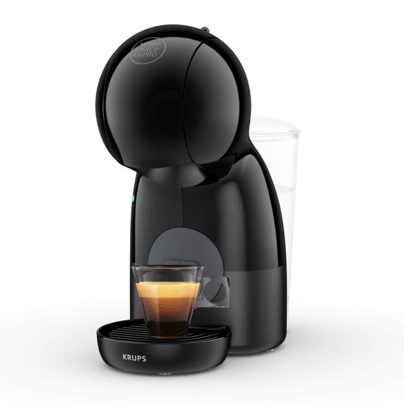 Кафемашина на капсули Krups Nescafe Dolce Gusto Piccolo XS, 1600W, 15 bar, 0.8 l. обем на резервоара за вода, черна Намаления и отстъпки ЧеренПетък 3