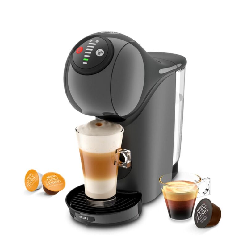Кафемашина на капсули Krups Dolce Gusto Genio S KP243B10, 1500W, 15bar, 0.8 л. обем на резервоара за вода, сива Намаления и отстъпки ЧеренПетък 3