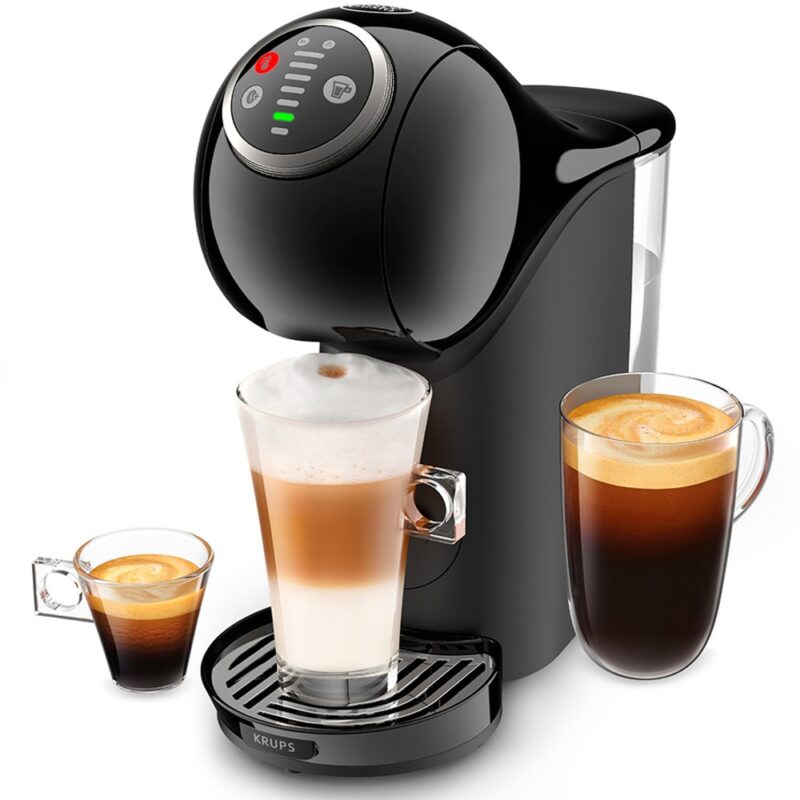 Кафемашина на капсули Krups Nescafe Dolce Gusto Genio S Plus, 1500W, 15 bar, 0.8 l. обем на резервоара за вода, черна Намаления и отстъпки ЧеренПетък 3