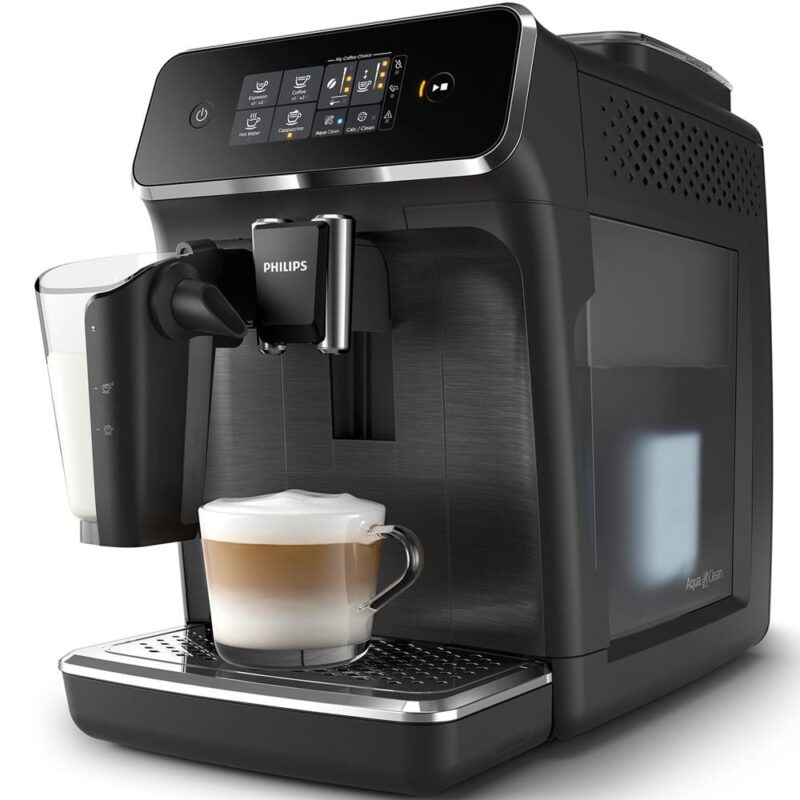 Кафеавтомат Philips EP2232/40, 1500W, 15 bar, капацитет на резервоара за вода 1.8л., черна Намаления и отстъпки ЧеренПетък 3