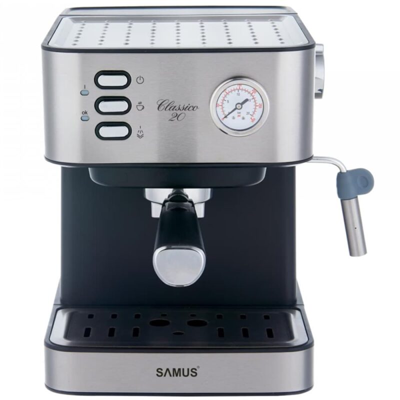 Кафемашина еспресо Samus Classico 20, 850W, 20 bar, дюза за пара, инокс Намаления и отстъпки ЧеренПетък 3