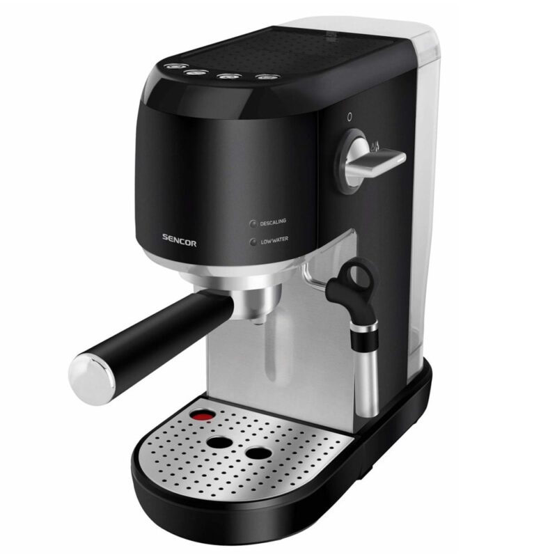 Кафемашина еспресо Sencor SES 4700BK, 1450W, 20 bar, програма за отстраняване на котлен камък, черна Намаления и отстъпки ЧеренПетък 3