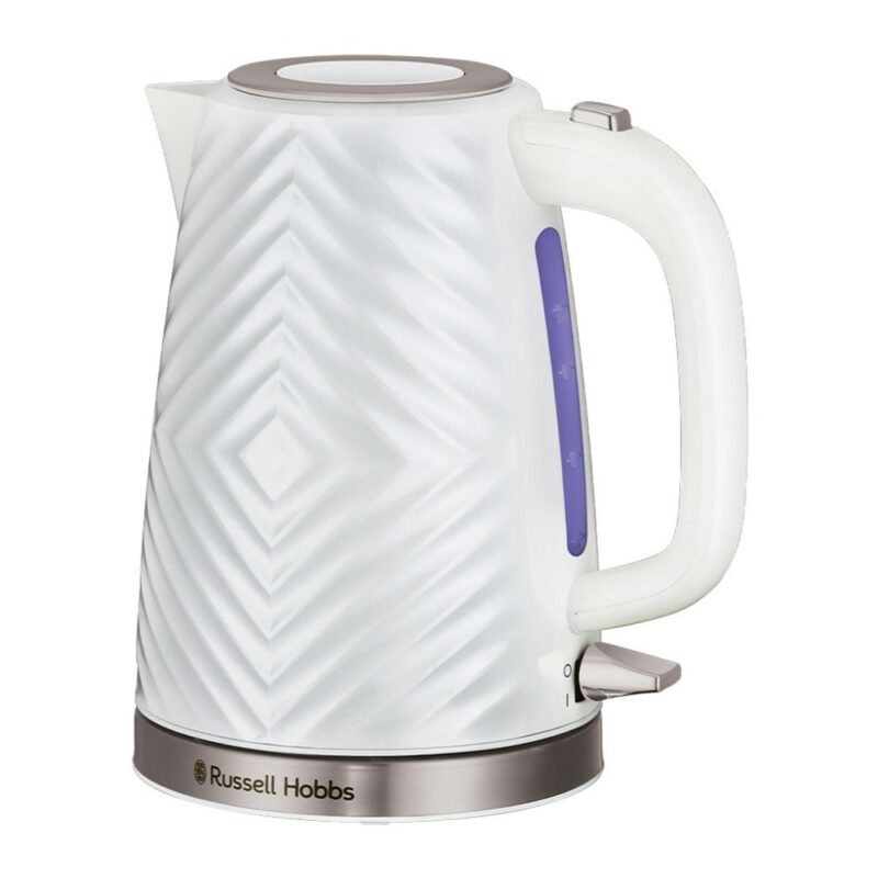 Чайник Russell Hobbs 26381-70, вместимост 1.7 l, неръждаема стомана, бял Намаления и отстъпки ЧеренПетък 3