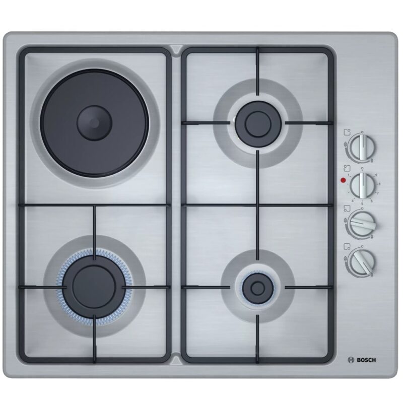 Плот за вграждане Bosch PBY6C5B62O, 4 нагревателни зони, комбиниран, механично управление, инокс Намаления и отстъпки ЧеренПетък 3