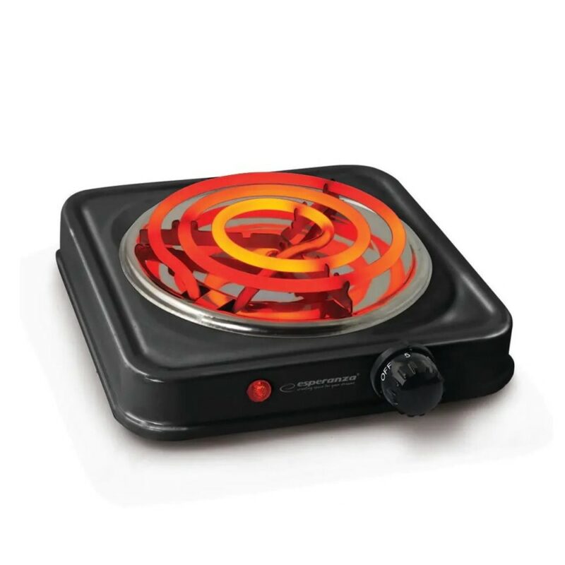 Котлон Esperanza EKH012K, 1 нагревателна зона, 1000W, 5 степени на мощност, механично управление, черен Намаления и отстъпки ЧеренПетък 3