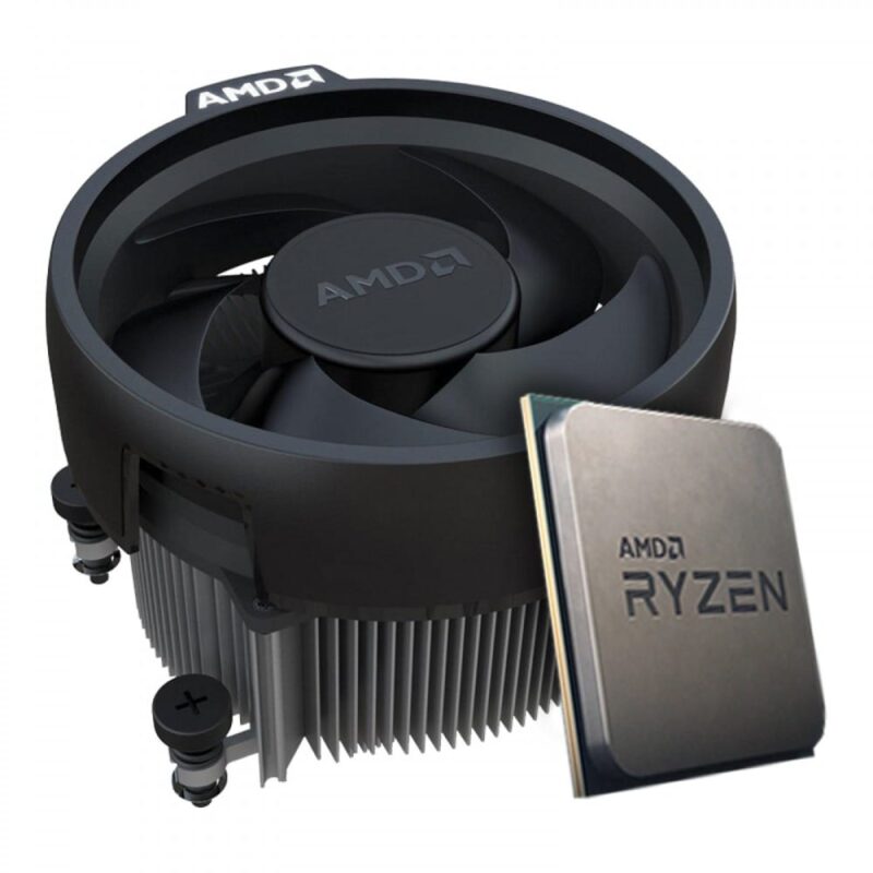Процесор AMD Ryzen 5 PRO 5650G, шестядрен (3.9/4.4GHz, 16MB Cache, 1900MHz графична честота, AM4) MPK, с охлаждане Намаления и отстъпки ЧеренПетък 3