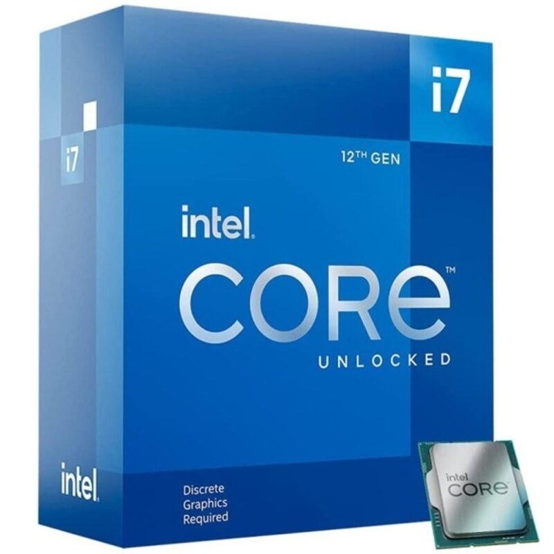 Процесор Intel Core i7-12700F, дванадесетядрен (2.1/4.9GHz, 25MB Cache, LGA1700) BOX, с охлаждане Намаления и отстъпки ЧеренПетък 3