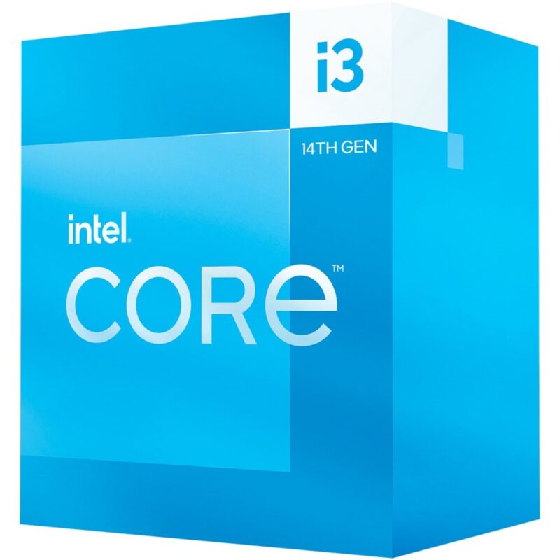 Процесор Intel Core i3-14100, четириядрен (3.5/4.7GHz, 12MB Cache, 1.5GHz графична честота, LGA1700) BOX, с охлаждане Намаления и отстъпки ЧеренПетък 3