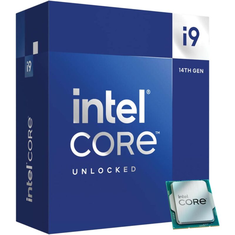 Процесор Intel Core i9-14900KF, двадесет и четириядрен (3.2/5.6GHz, 36MB Cache, LGA1700), BOX, без охлаждане Намаления и отстъпки ЧеренПетък 3