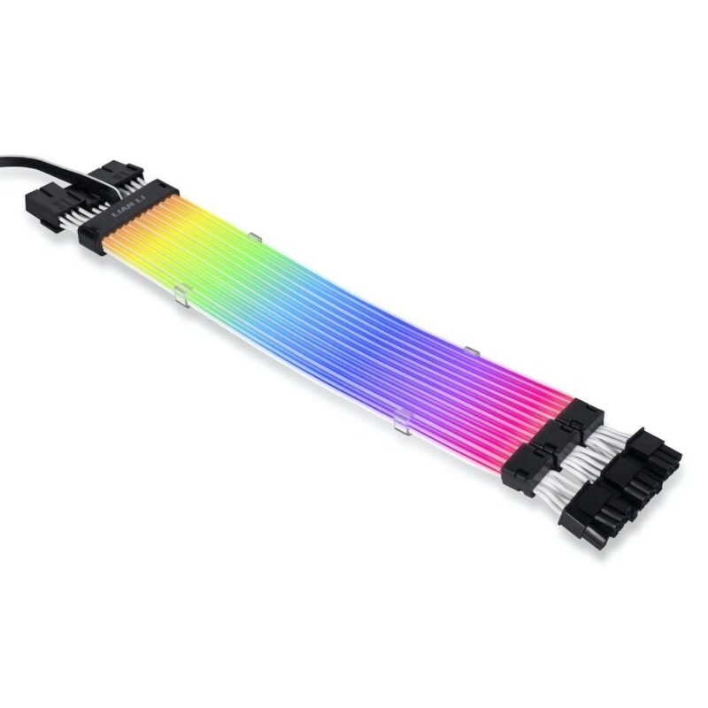 Захранващ кабел Lian Li Strimer Plus V2 12VHRPWR (G89.PW168-8PV2.00), от 6+2pin(м) към 6+2pin(ж), RGB подсветка Намаления и отстъпки ЧеренПетък 3