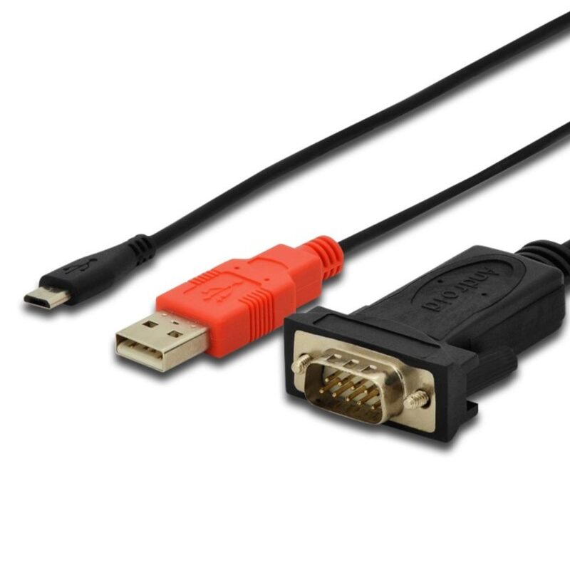 Кабел ASSMANN DA-70160, от USB A(м) към RS232(м), черен Намаления и отстъпки ЧеренПетък 3