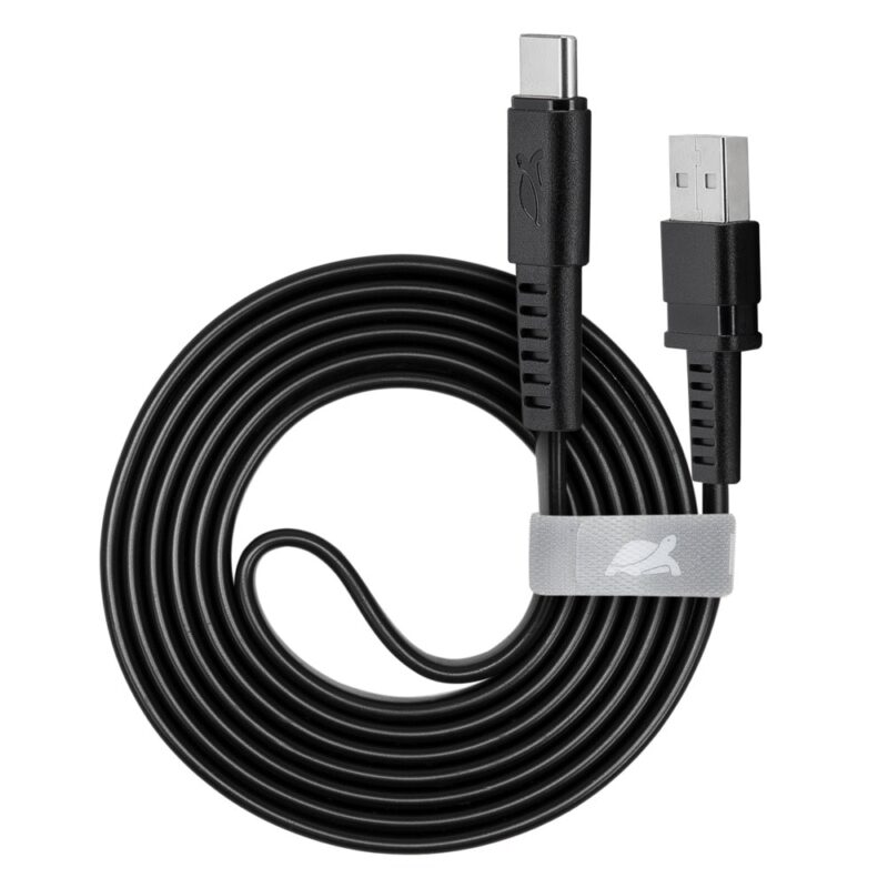 Кабел Rivacase PS6002BK21, от USB A(м) към USB C(м), 2.1m, черен Намаления и отстъпки ЧеренПетък 3