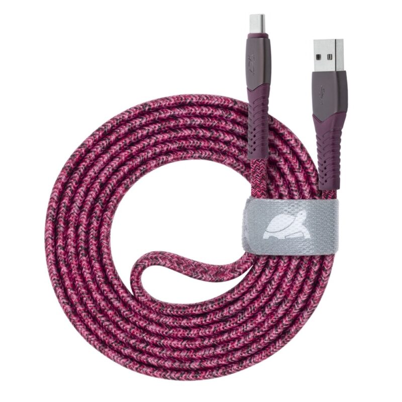 Кабел Rivacase PS6102RD12, от USB A(м) към USB C(м), 1.2m, червен Намаления и отстъпки ЧеренПетък 3