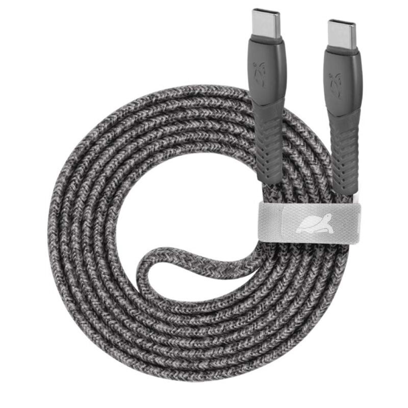 Кабел Rivacase PS6105GR12, от USB C(м) към USB C(м), 1.2m, сив Намаления и отстъпки ЧеренПетък 3