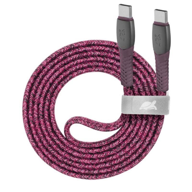 Кабел Rivacase PS6105RD12, от USB C(м) към USB C(м), 1.2m, червен Намаления и отстъпки ЧеренПетък 3