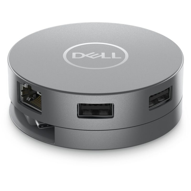 Докинг станция Dell DA305, от 1x USB C към 1x USB C, 2x USB A, 1x HDMI, 1x DisplayPort, 1x RJ45, сива Намаления и отстъпки ЧеренПетък 3