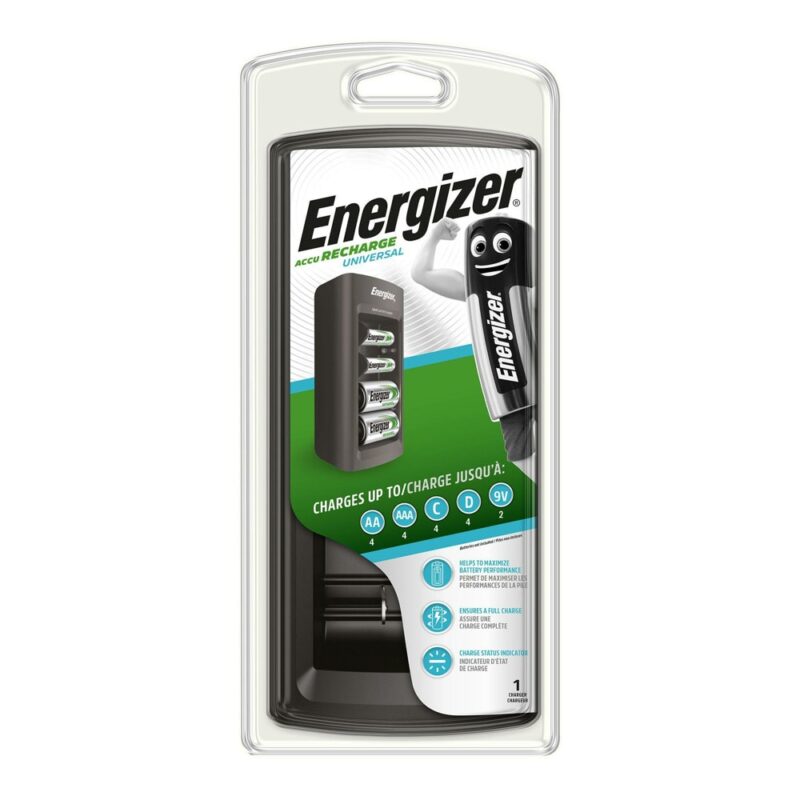 Зарядно устройство Energizer N301335800 за батерии AA, AAA, C, D, 9V Намаления и отстъпки ЧеренПетък 3