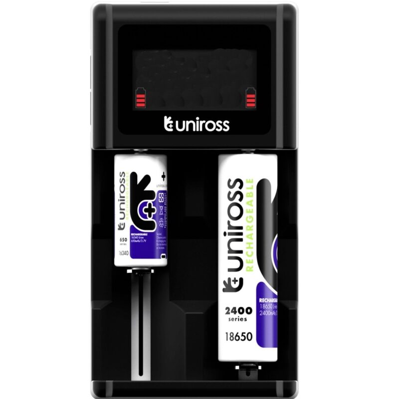 Зарядно устройство Uniross Smartcharger LED 3T, за Ni-MH/NiCD/Li-Ion/IMR батерии според описанието Намаления и отстъпки ЧеренПетък 3