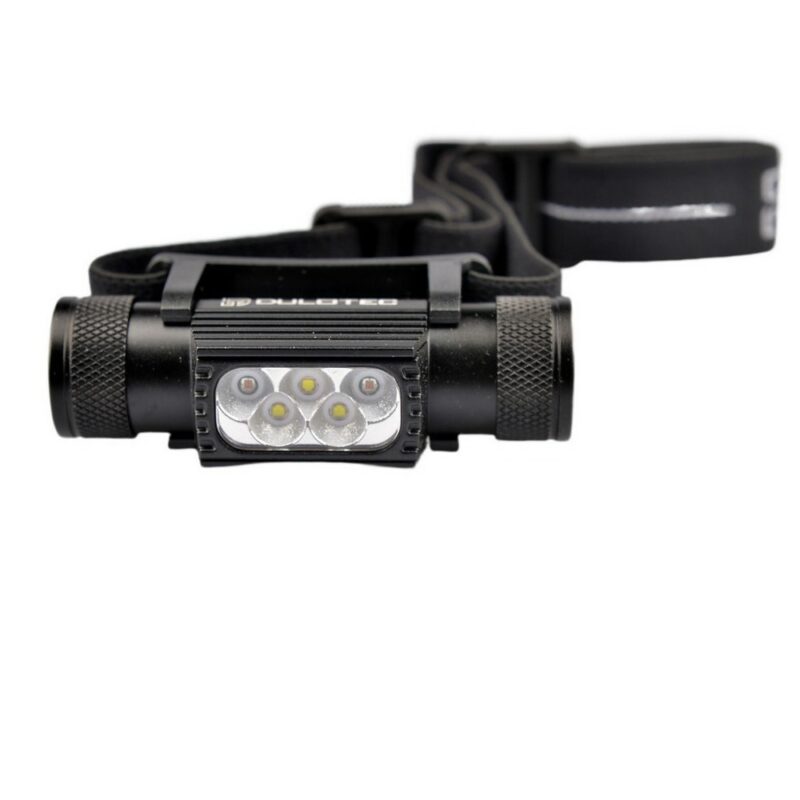 Челник Dulotec H2, 1x 18650 батерия, 1300 lumens, IP66 водоустойчивост, черен Намаления и отстъпки ЧеренПетък 3
