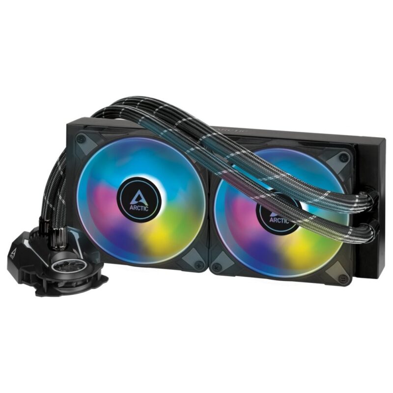 Водно oхлаждане за процесор Arctic Liquid Freezer II 240 A-RGB, съвместимост със сокети LGA 1700/1200/2066/2011-3/2011-0/115X & AMD AM5/AM4 Намаления и отстъпки ЧеренПетък 3