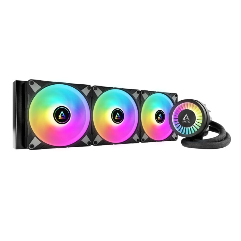 Водно охлаждане за процесор Arctic Liquid Freezer III 420 A-RGB Black, съвместимост със сокети Intel LGA 1700/1851 & AMD AM5/AM4 Намаления и отстъпки ЧеренПетък 3