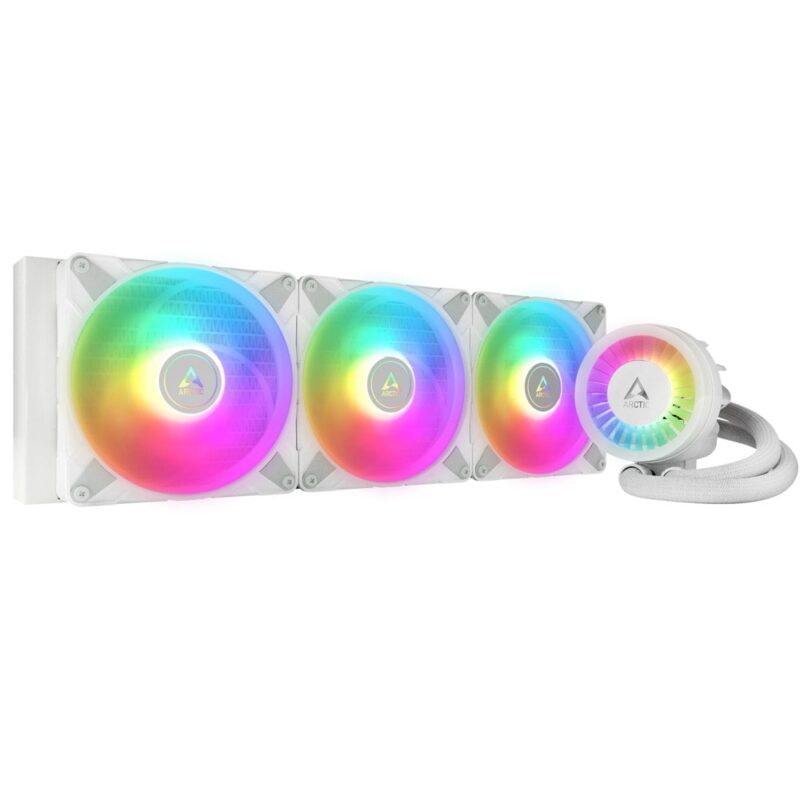 Водно охлаждане за процесор Arctic Liquid Freezer III 420 A-RGB White, съвместимост със сокети Intel LGA 1700/1851 & AMD AM5/AM4 Намаления и отстъпки ЧеренПетък 3