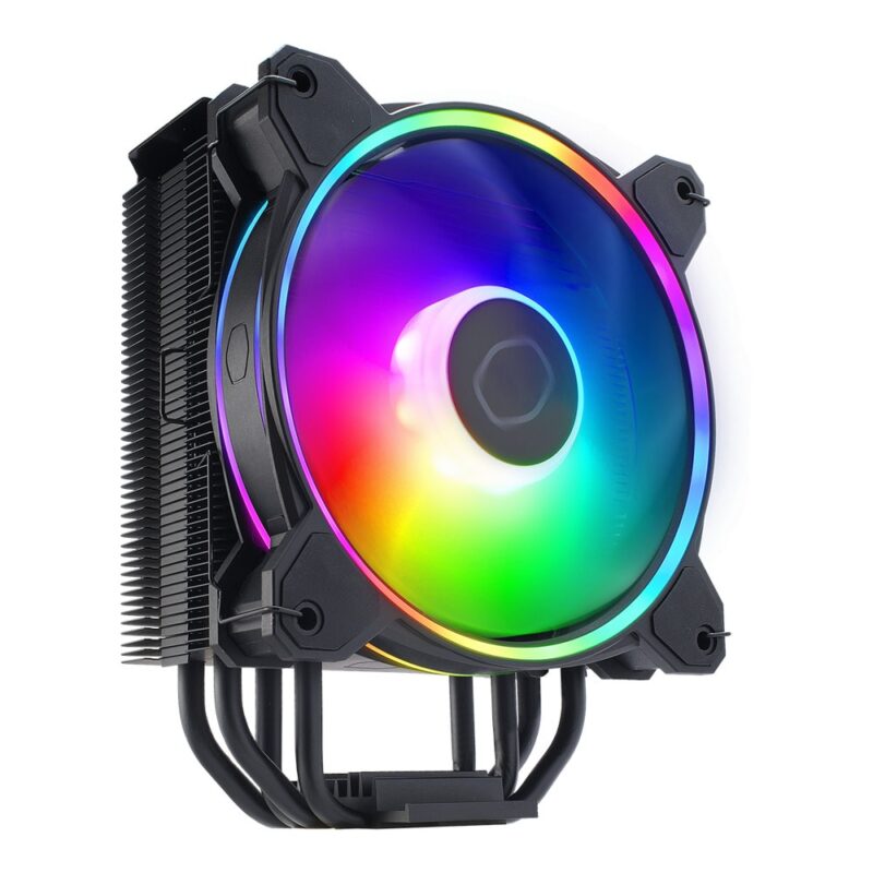 Охлаждане за процесор CoolerMaster Hyper 212 Halo Blck, съвместимост със сокети Intel LGA1700/1200/115x & AMD AM5/AM4 Намаления и отстъпки ЧеренПетък 3